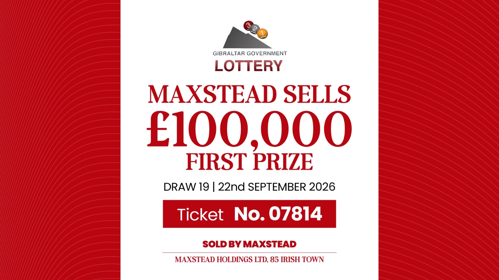 Maxstead Sells £100,000 Winning Lottery Ticket