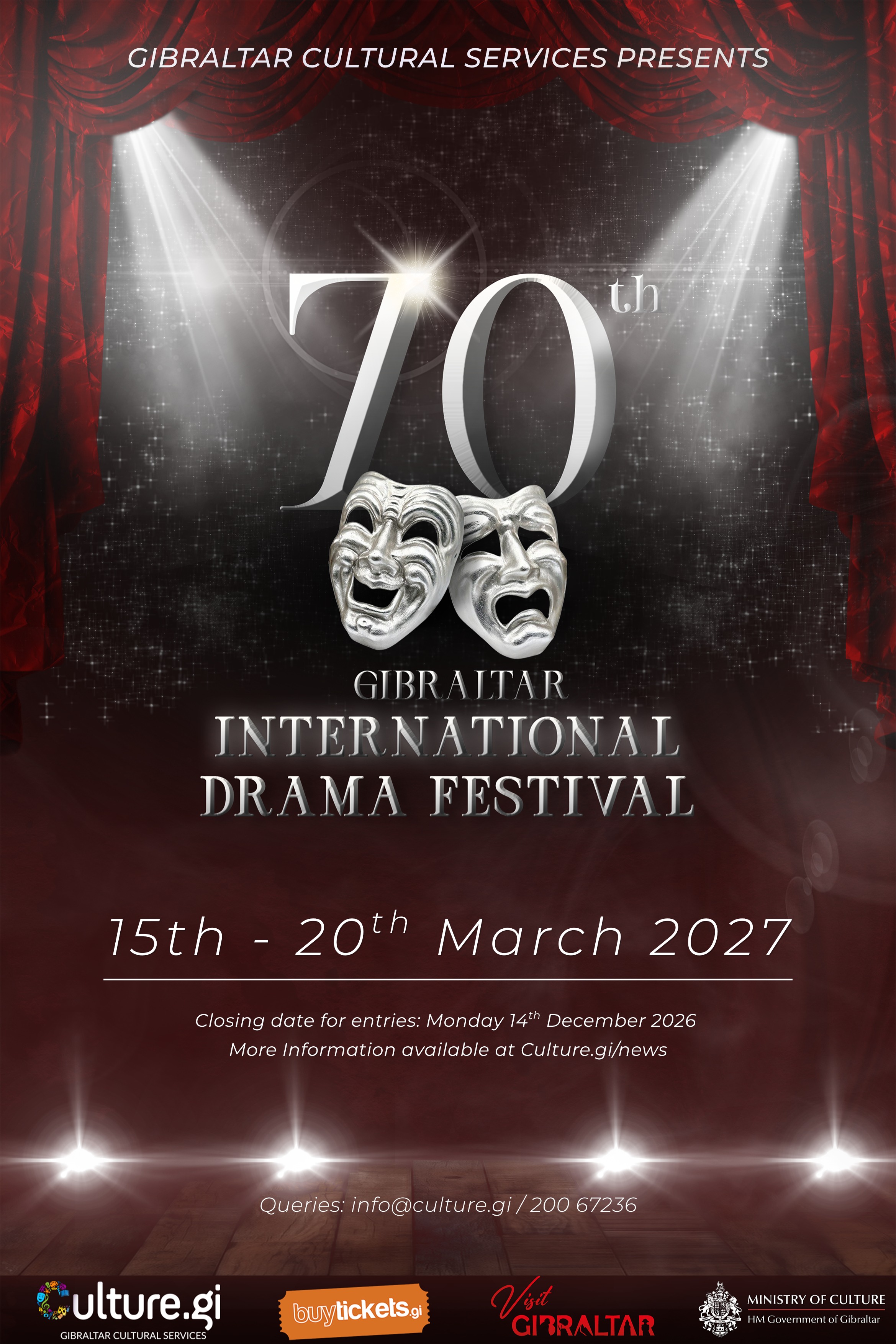 Gibraltar International Drama Festival Returns For 70th Edition