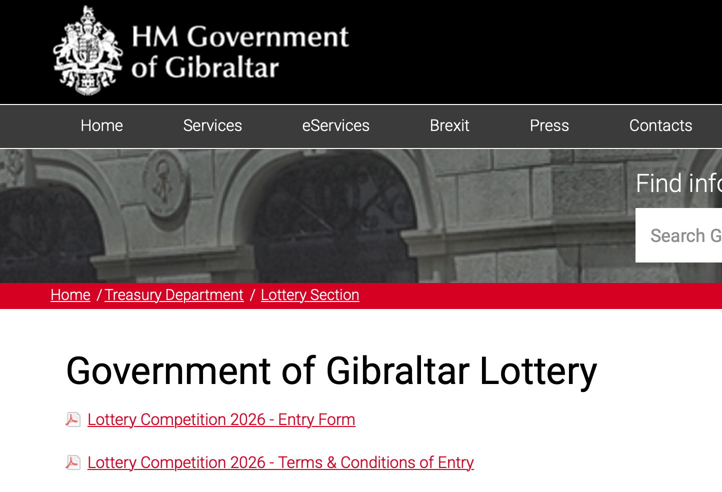 Photography Competition Launched For Gibraltar Lottery Tickets
