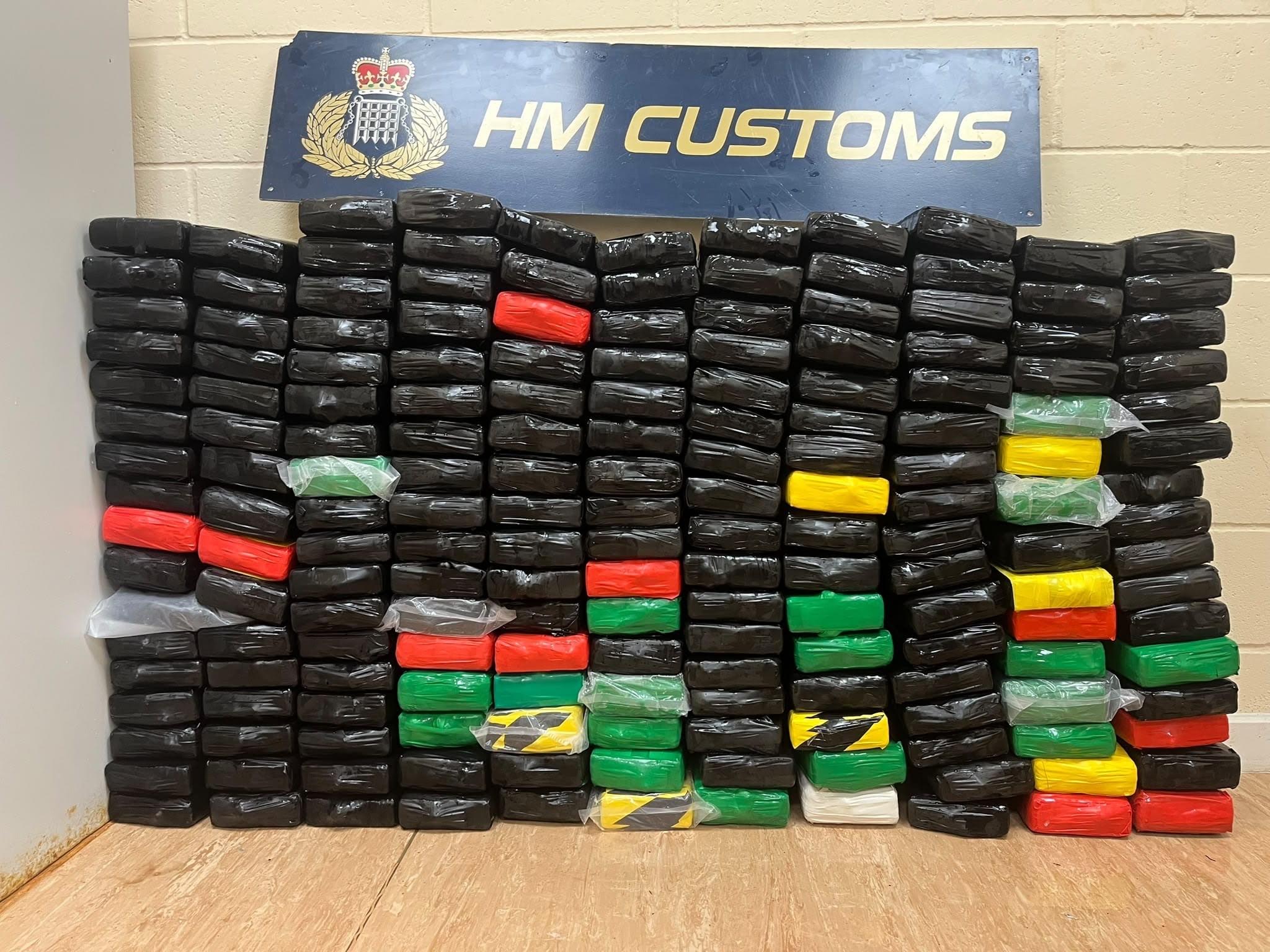 HM Customs Seizes 242kg Of Cocaine From Commercial Vessel
