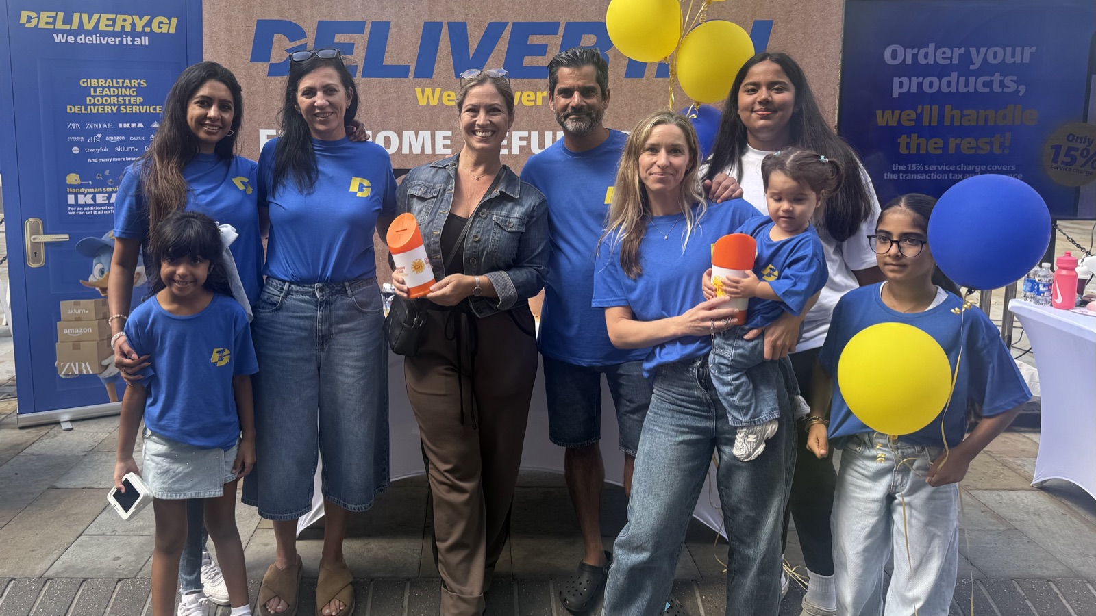 Delivery.gi Holds Piazza Pop-up In Support Of Cancer Relief