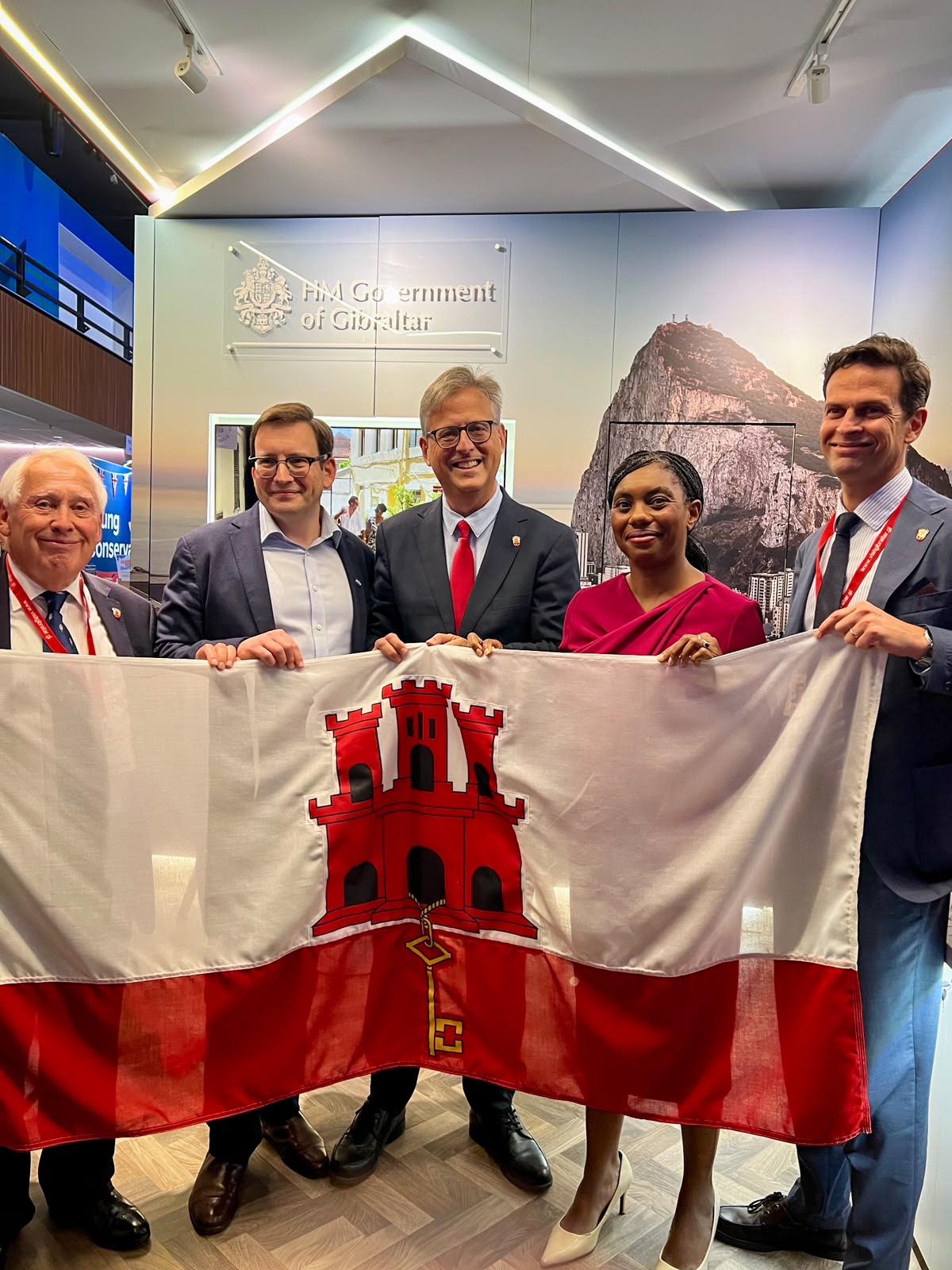 Kemi Badenoch Visits Gibraltar Stand At Conservative Party Conference