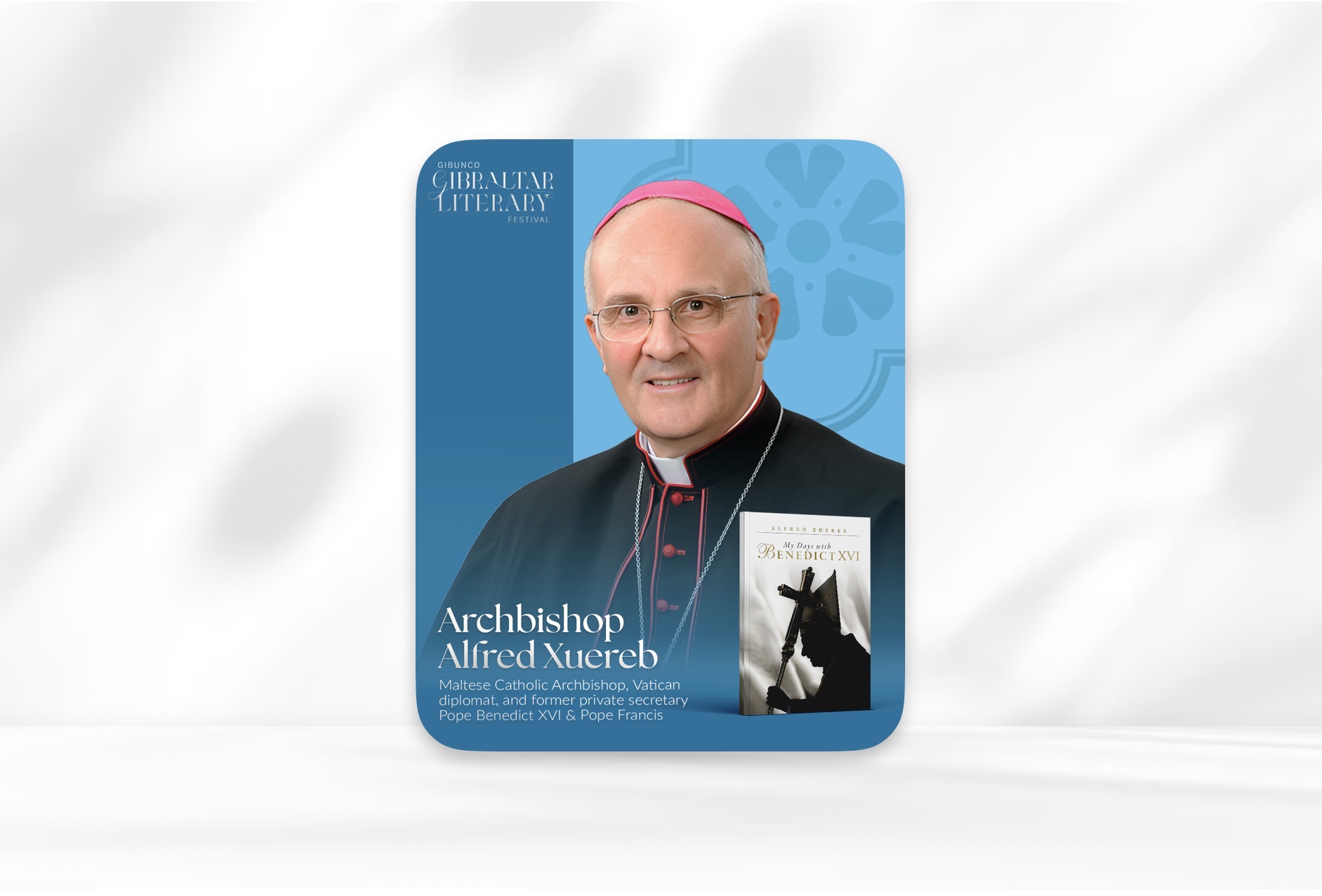 Most Reverend Alfred Xuereb To Speak At Gibunco Gibraltar Literary Festival 2026