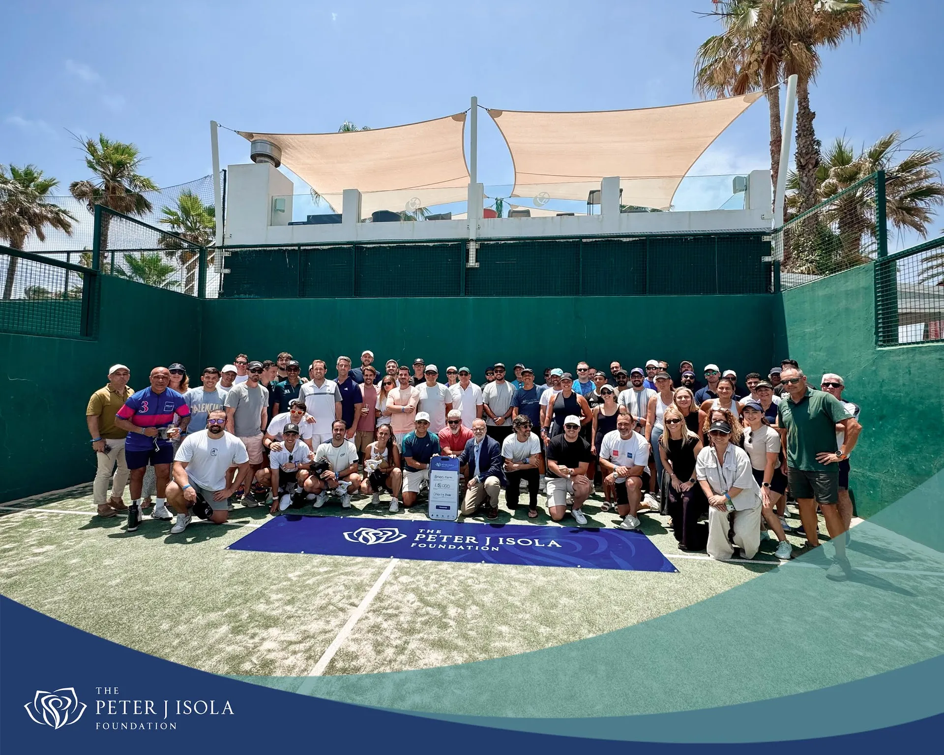 Peter J Isola Foundation 6th Annual Charity Padel Tournament Raises £5,000 For Bruce’s Farm